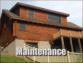  Cleveland, North Carolina Log Home Maintenance